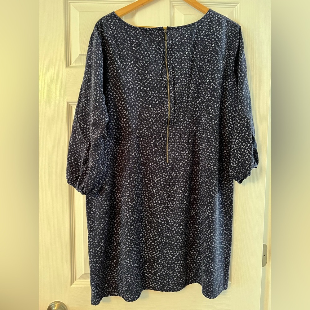 Old Navy Blue Patterned Dress - Picture 2 of 10